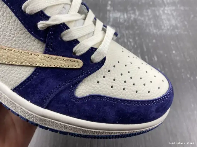 SCOTT TRAVIS AIR X JORDAN 1 CUSTOM DM7866-808 0506